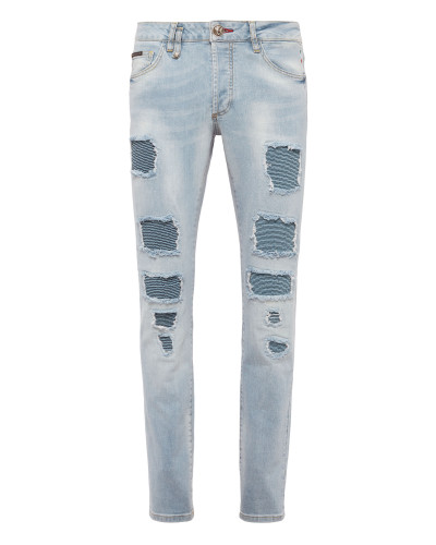 Denim Trousers Super Straight Cut Fit