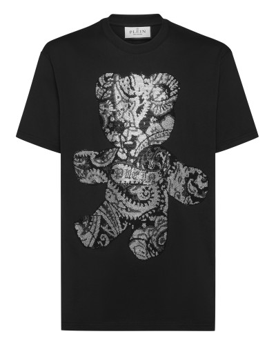 T-shirt Round Neck SS Paisley Teddy Bear
