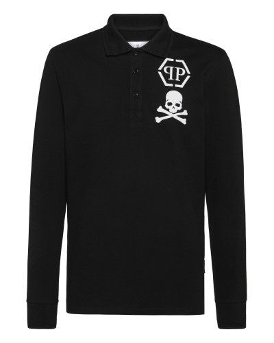 Polo shirt LS Skull&Bones