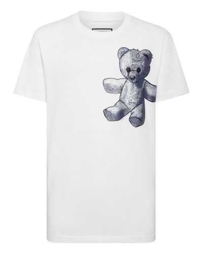 T-shirt Round Neck SS Paisley Teddy Bear