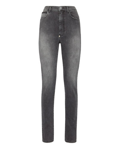Denim Trousers Super High Waist Jegging