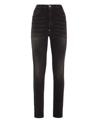 Denim Trousers Super High Waist Jegging