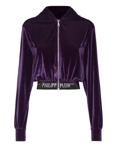 Hoodie Sweatjacket Crystal