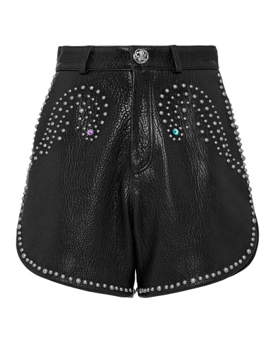 Vintage Leather Hot Pants