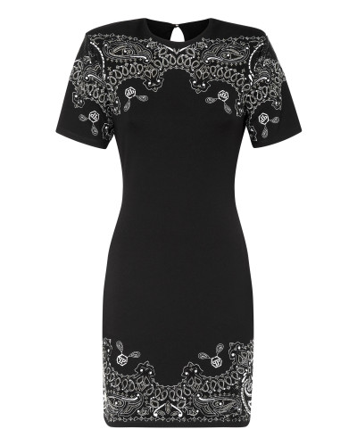 Mini Dress Paisley Bandana