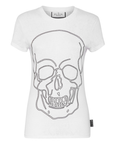 T-shirt Round Neck Sexy Pure Fit Skull