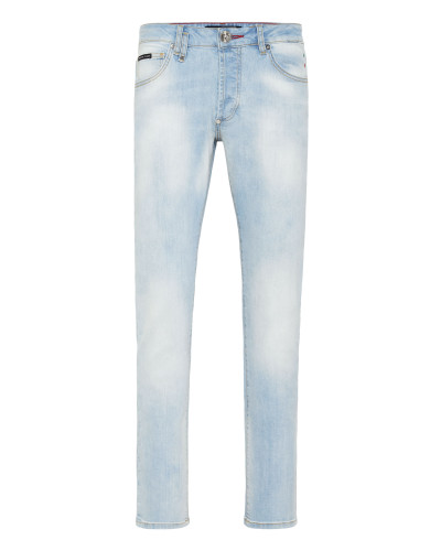 Denim Super Basic Straight Trousers