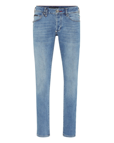 Denim Super Basic Straight Trousers