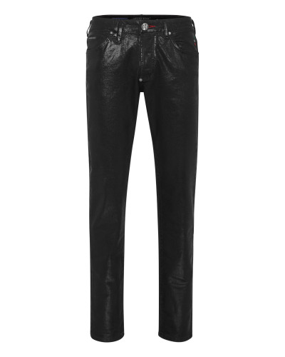 Denim Super Basic Straight Trousers