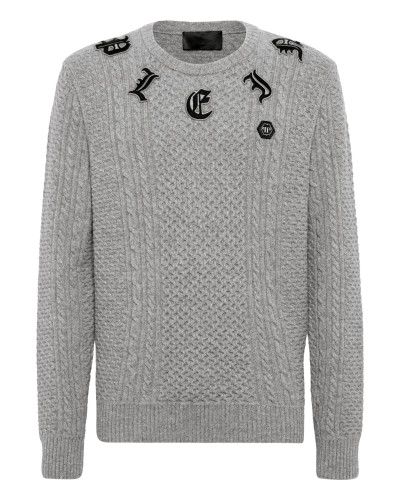 Wool & Cashemere Pullover Round Neck LS