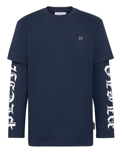 T-shirt Round Neck LS Gothic Plein