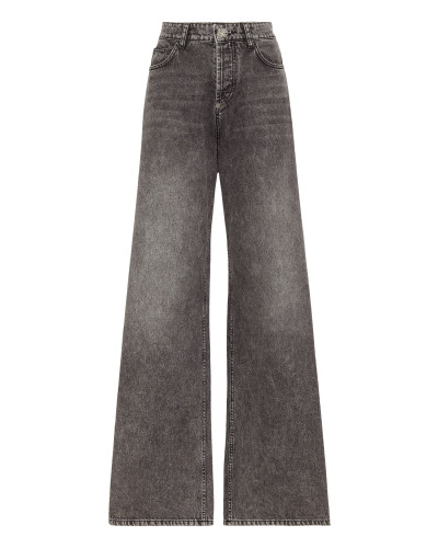 Denim Skater Fit Trousers