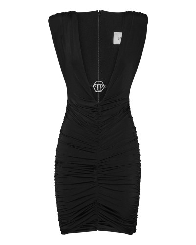 Sleeveless Mini Dress Hexagon