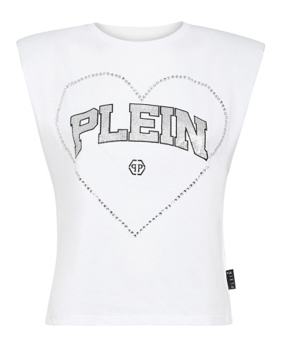 Strass Tank top Heart
