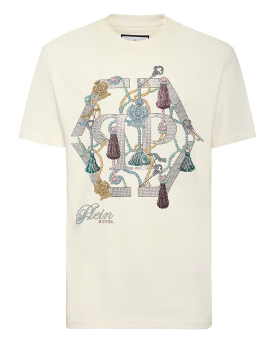 Round Neck T-Shirt Tassel PP