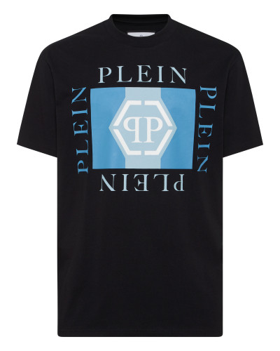 Printed Round Neck T-Shirt Hexagon