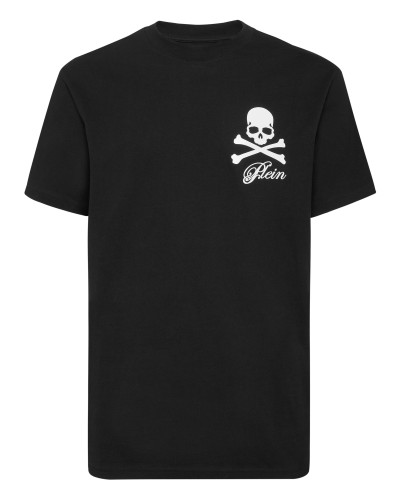 Printed Round Neck T-Shirt Skull & Bones