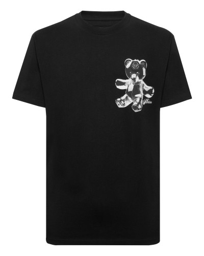 Round Neck T-Shirt Teddy Glass