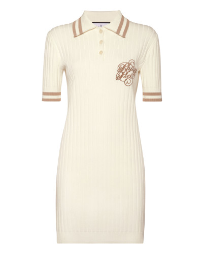 Knit Polo Dress