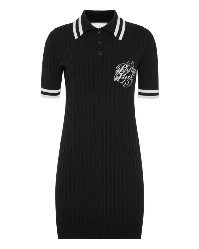 Knit Polo Dress
