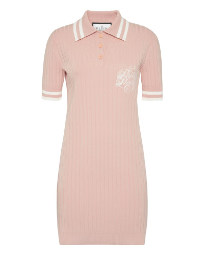 Knit Polo Dress