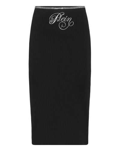 Midi Skirt Elastic Signature