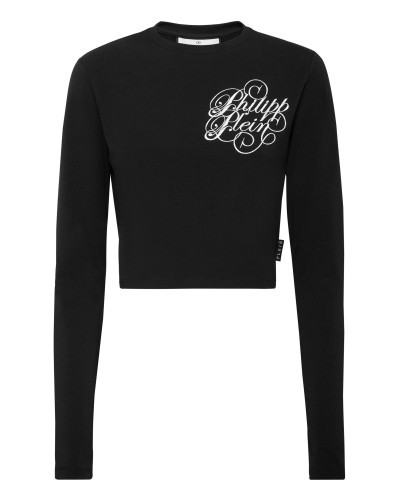 Modal Long-Sleeved T-Shirt Round Neck Signature