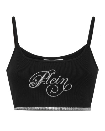 Mini Tank Top Elastic Strass Signature