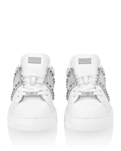 Low Top Sneakers Strass Studs