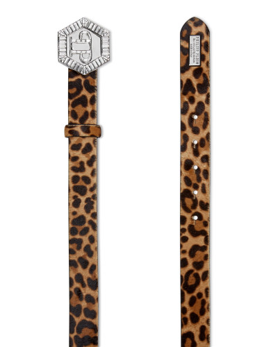 Belt stones hexagon Leopard