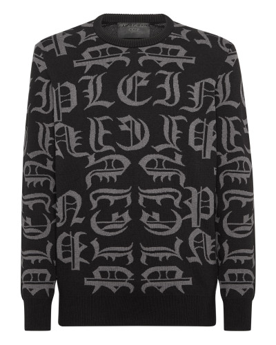 Pullover Round Neck LS Gothic Plein