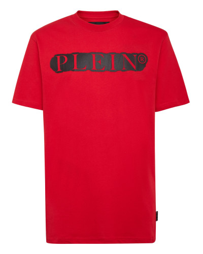 T-shirt Round Neck SS Spray Effect Print Philipp Plein TM