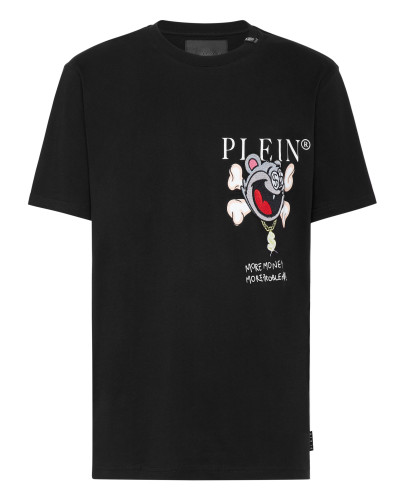 T-shirt Round Neck SS Patch Money