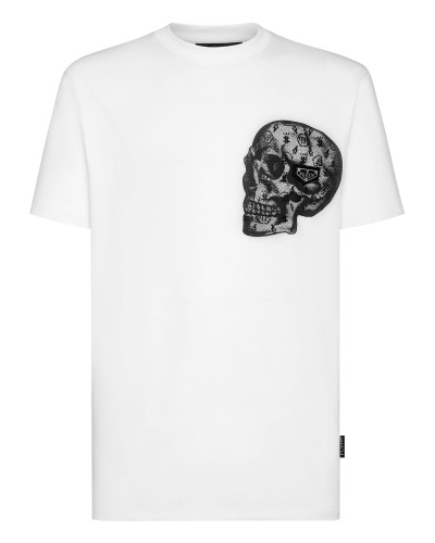 T-shirt Round Neck SS print Skull
