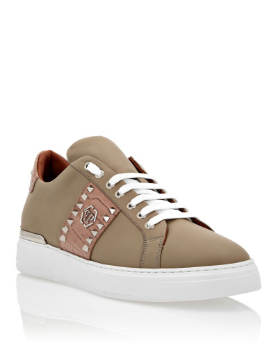 Leather Lo-Top Sneakers The Plein Original TM