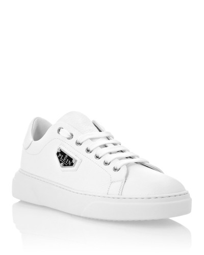 Leather Lo-Top Sneakers Iconic Plein