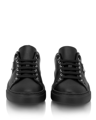Leather Lo-Top Sneakers Iconic Plein