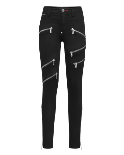 High Waist Jegging Zipped