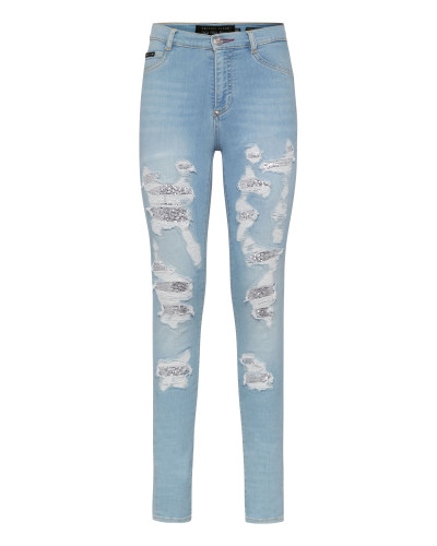 High Waist Jegging Destroyed