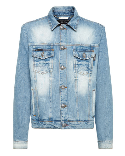 Denim Jacket Clouds