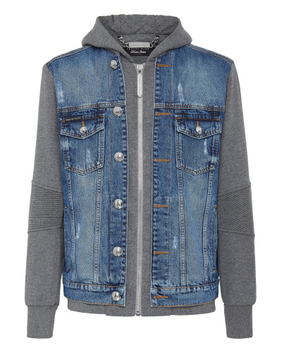 Hoodie Denim Jacket