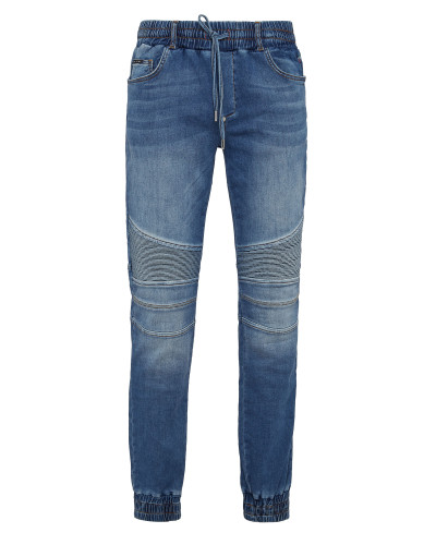 Denim Jogging Trousers