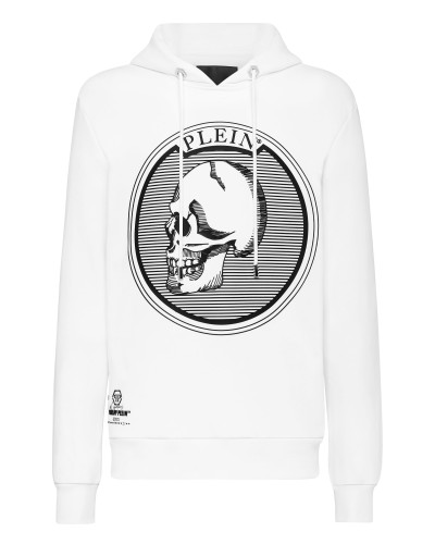 Hoodie sweatshirt Outline Skull