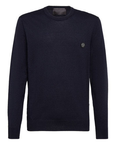 Pullover Round Neck LS Iconic Plein