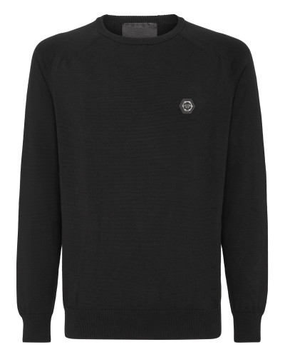 Cotton Pullover Round Neck LS