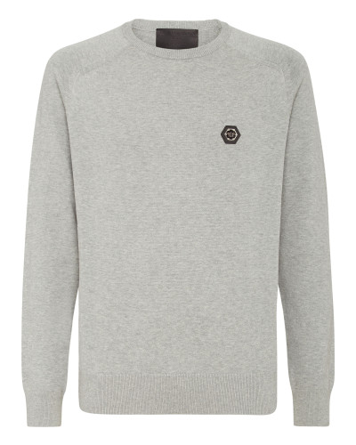 Cotton Pullover Round Neck LS