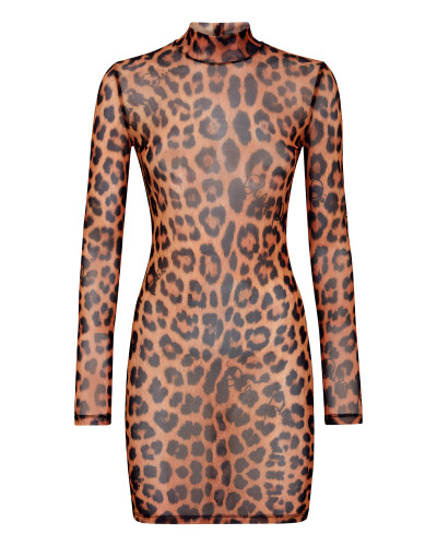 Short Dress  Leopard