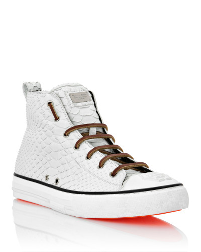 Python Hi-Top Sneakers Luxury Megastar