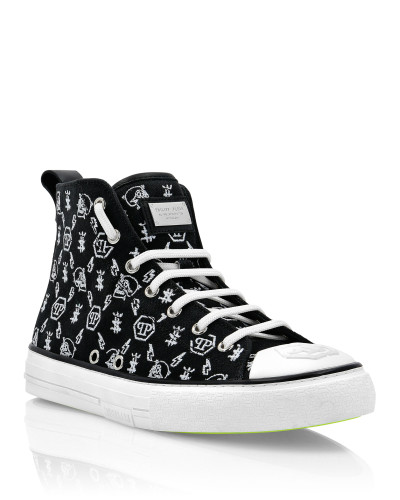 Canvas Hi-Top Sneakers Megastar