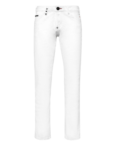 Denim Trousers Straight Cut